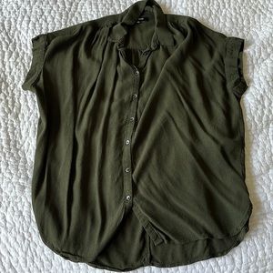 Madewell central drapey shirt.